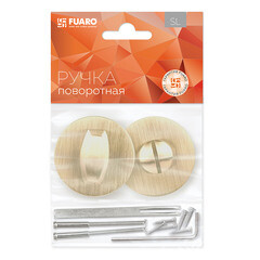 Фиксатор Fuaro SSG-39 круглая розетка сатинированное золото (46867) - фото 2