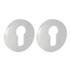 Ключевина Fuaro SSC-16 круглая розетка сатинированный хром (46879) - фото 1