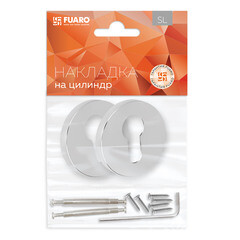 Ключевина Fuaro CP-8 круглая розетка хром (46877) - фото 2