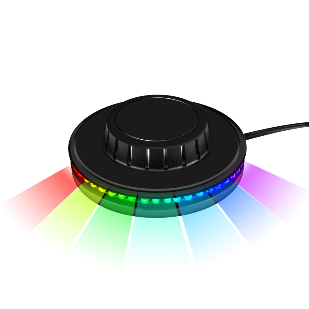 Изображение товара Светильник светодиодный накладной Rev Disco RGBK 5 Вт черный IP20