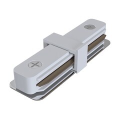 Коннектор для однофазного шинопровода прямой Maytoni Technical Unity белый (TRA001C-11W) - фото 1