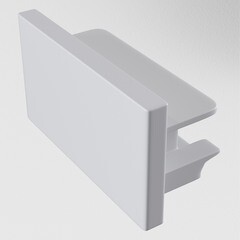 Заглушка для однофазного шинопровода Maytoni Technical Unity белая (TRA001EC-11W) - фото 2