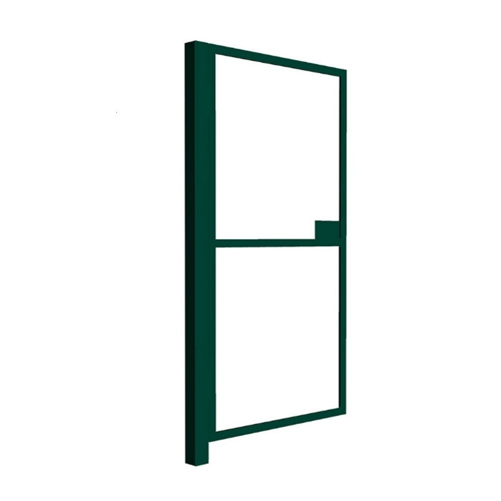 Изображение товара Распашная калитка Ювента Оптима 1х2 м зеленая RAL 6005 стационарная для дачи и частного участка