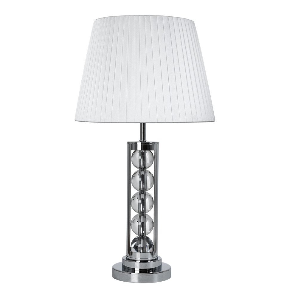 Изображение товара Настольная лампа Arte Lamp Jessica с текстильным плафоном, E27, белая