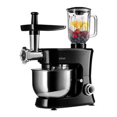 Миксер планетарный Kitfort КТ-3061 1000 Вт 4,8 л черный - фото 1