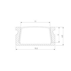 Профиль для светодиодной ленты Elektrostandard LL-2-ALP006 (a041811) 2 м прямой - фото 6