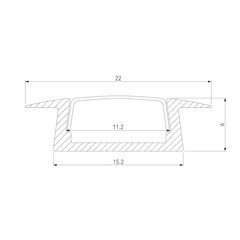 Профиль для светодиодной ленты Elektrostandard LL-2-ALP007 (a041812) 2 м прямой - фото 11