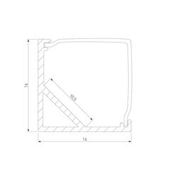 Профиль для светодиодной ленты Elektrostandard LL-2-ALP009 (a041814) 2 м угловой - фото 9