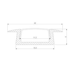 Профиль для светодиодной ленты Elektrostandard LL-2-ALP007 (a053622) 2 м прямой - фото 4