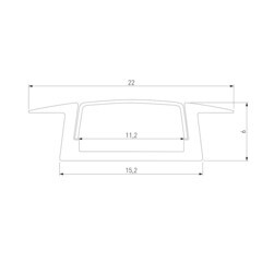 Профиль для светодиодной ленты Elektrostandard LL-2-ALP007 (a053623) 2 м прямой - фото 4