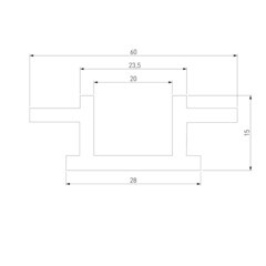 Профиль для светодиодной ленты Elektrostandard LL-2-ALP013 (a053633) 2 м прямой - фото 3