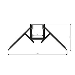 Профиль для светодиодной ленты Elektrostandard LL-2-ALP015 (a053635) 2 м угловой - фото 4