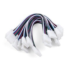 Коннектор для светодиодной ленты SMD 5050 RGB гибкий 24 В IP20 Elektrostandard (10 шт.) (a053704) - фото 2