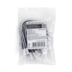 Коннектор для светодиодной ленты SMD 5050 RGB гибкий 24 В IP20 Elektrostandard (10 шт.) (a053704) - фото 3