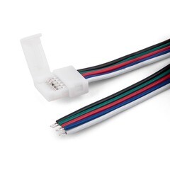 Коннектор для светодиодной ленты SMD 5050 RGB гибкий 24 В IP20 Elektrostandard (10 шт.) (a053705) - фото 3