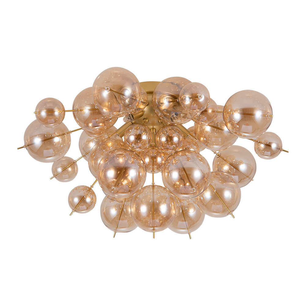 Изображение товара Потолочная люстра Arte Lamp Molecule G9 5ламп, стиль хай-тек, золотистая