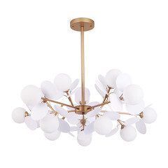 Изображение товара Люстра подвесная Arte Lamp Peacock G9 600 Вт 18 кв.м (A1369SP-15SG)