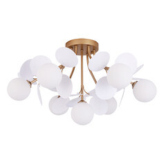 Изображение товара Люстра потолочная Arte Lamp Peacock G9 280 Вт 12 кв.м (A1369PL-7SG)