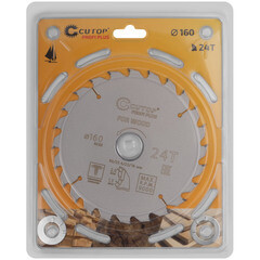 Диск пильный по дереву Cutop Profi plus 160х30/25,4/20/16х2 мм 24 зуба (75-16024Т) - фото 5
