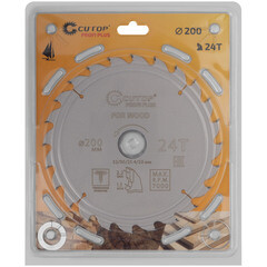 Диск пильный по дереву Cutop Profi plus 200х32/30/25,4/20х2,2 мм 24 зуба (75-20024Т) - фото 5