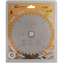 Диск пильный по дереву Cutop Profi plus 200х32/30/25,4/20х2,2 мм 36 зубьев (75-20036Т) - фото 5