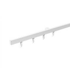 Изображение товара Карниз потолочный алюминиевый однорядный Facile 320 см белый