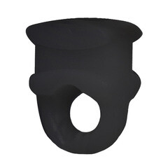 Крючок для алюминиевого карниза Facile пластмассовый черный (10 шт.) - фото 2