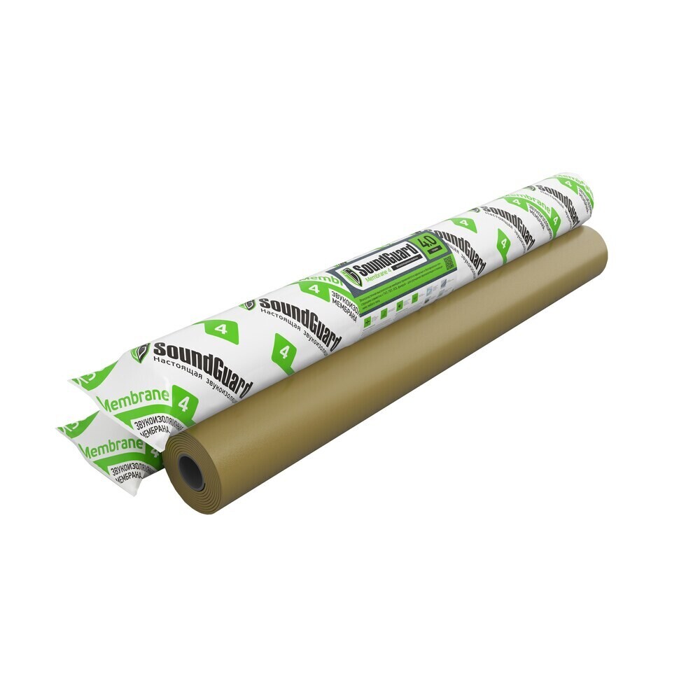 Изображение товара Звукоизоляционная мембрана SoundGuard Membrane 4, 2.5x1.2 м, Россия
