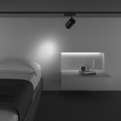 Светодиодный трековый светильник трехфазный Maytoni Technical Vuoro Trinity 3000К 26 Вт 5 кв.м черный (TR029-3-26W3K-M-B) - фото 5