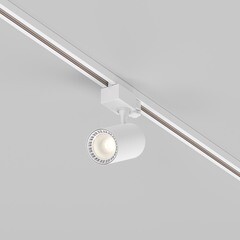 Светодиодный трековый светильник трехфазный Maytoni Technical Vuoro Trinity 3000К 10 Вт 5 кв.м белый (TR029-3-10W3K-S-W) - фото 4