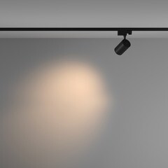 Светодиодный трековый светильник трехфазный Maytoni Technical Vuoro Trinity 3000К 10 Вт 5 кв.м черный (TR029-3-10W3K-M-B) - фото 2