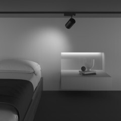 Светодиодный трековый светильник трехфазный Maytoni Technical Vuoro Trinity 4000К 18 Вт 5 кв.м черный (TR029-3-20W4K-B) - фото 4