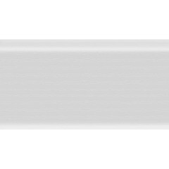 Плинтус ПВХ напольный Деконика 85 мм белый матовый 2200 мм Г-профиль с кабель-каналом - фото 3