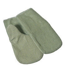 Изображение товара Рукавицы брезентовые огнеупорные с двойным наладонником 1 Marka оливковые 44-46 (M)