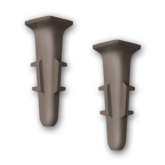 Угол внутренний Деконика 70 мм венге темный Г-профиль (2 шт.) - фото 2