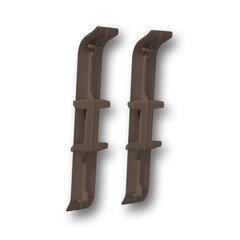 Соединитель Деконика 70 мм венге темный Г-профиль (2 шт.) - фото 2