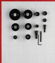 Набор коронок Практика (773-262) по дереву d19-64 мм с переходником (8 шт.) - фото 4