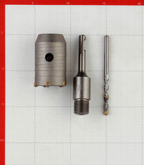 Коронка твердосплавная по бетону 45 мм SDS-plus Практика (035-042) - фото 2