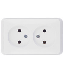 Изображение товара Розетка Systeme Electric Этюд накладная белая (PA16-005B)