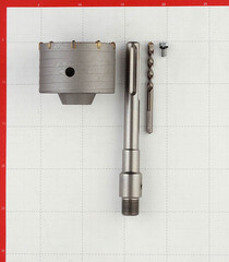 Коронка твердосплавная Практика по бетону d90 мм с переходником (034-700) - фото 2