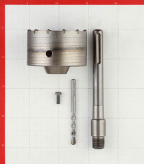 Коронка твердосплавная Практика по бетону d100 мм с переходником (038-852) - фото 2