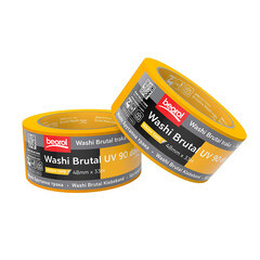 Лента малярная Beorol для четкого края желтая 48 мм 33 м УФ-стойкая - фото 1