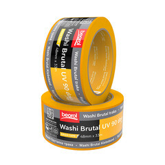 Лента малярная Beorol для четкого края желтая 48 мм 33 м УФ-стойкая - фото 6