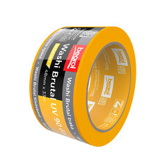 Лента малярная Beorol для четкого края желтая 48 мм 33 м УФ-стойкая - фото 5