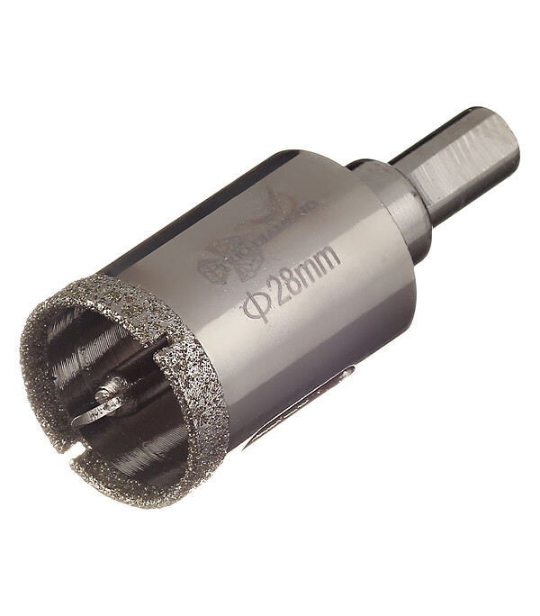 Изображение товара Коронка алмазная Trio-Diamond 28 мм для керамогранита с центирующим сверлом