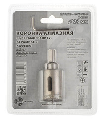 Коронка алмазная Trio-Diamond (400028) по керамограниту d28 мм - фото 2