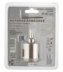 Коронка алмазная Trio-Diamond (400045) по керамограниту d45 мм - фото 4