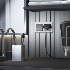 Клавиша для перекрестного выключателя Werkel Hammer черная (a052057) - фото 3