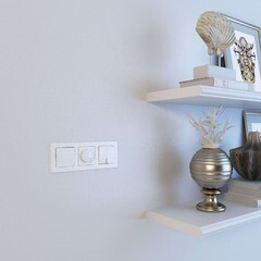 Клавиша для перекрестного выключателя Werkel Hammer белая (a052029) - фото 2