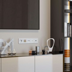 Накладка для HDMI-розетки Werkel Hammer белая (a052013) - фото 2